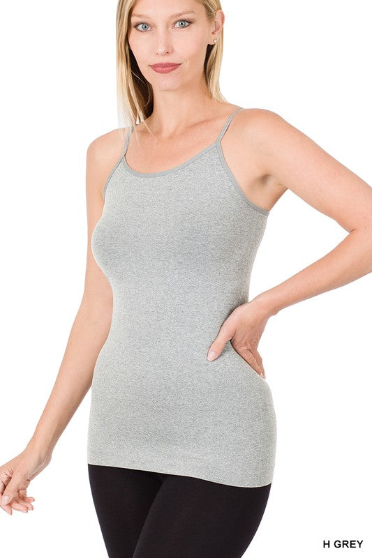 Seamless Adjustable Strap Cami