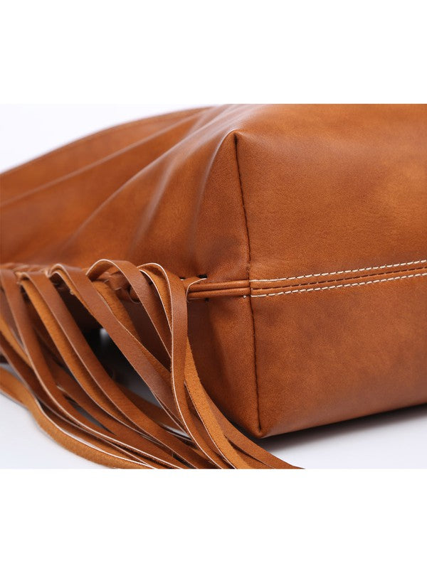 Women hobo bag finge purse