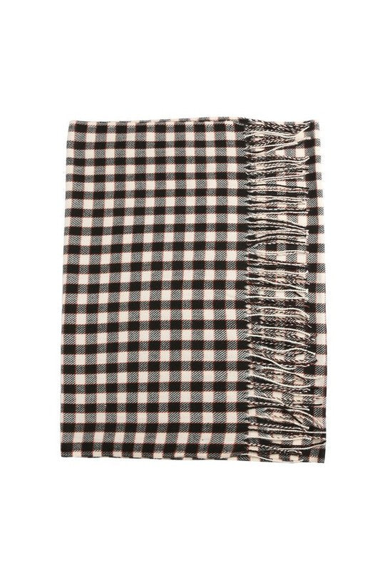 SMALL PLAIDED SCARF