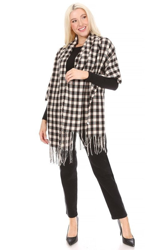 SMALL PLAIDED SCARF