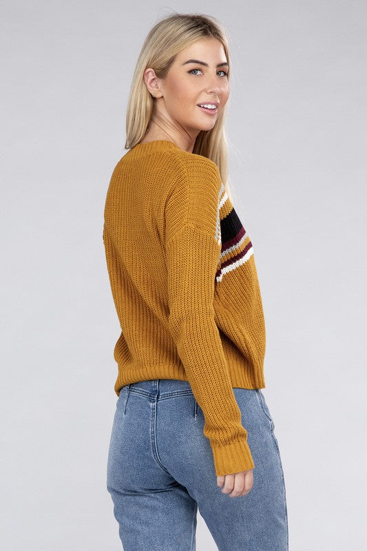 Striped Pullover Sweater