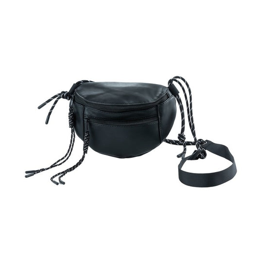 PU LEATHER SATCHEL CROSSBODY BAG