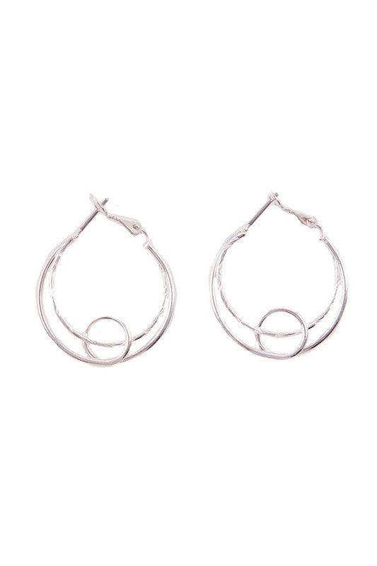 CHIC DOUBLE LAYER HOOP EARRING